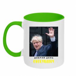 Чашка двокольорова Boris Johnson Everybody