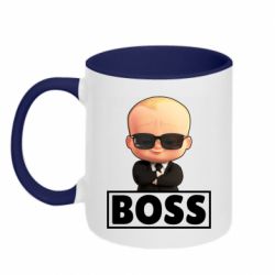 Чашка двухцветная 320ml Boss Baby - PrintSalon