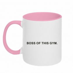Чашка двухцветная 320ml Boss of this Gym - PrintSalon