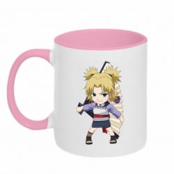 Чашка двухцветная 320ml Chibi Nara Temari - PrintSalon