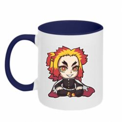 Чашка двухцветная 320ml Chibi Senjuro Rengoku - PrintSalon