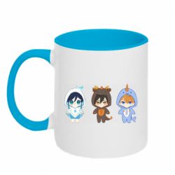 Чашка двокольорова Чжун, Венті і Тортик