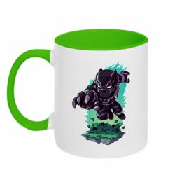 Чашка двокольорова Cute Black panther