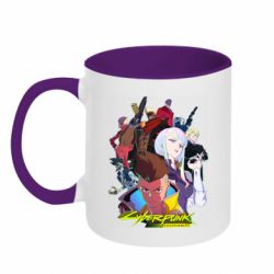 Чашка двокольорова Cyberpunk: Edgerunners