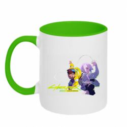 Чашка двокольорова David and Lucy