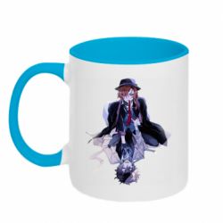 Чашка двухцветная 320ml Дазай и Чуя - PrintSalon