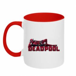 Чашка двокольорова Дедпул арт
