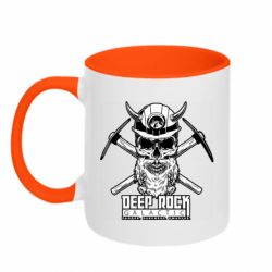 Чашка двокольорова Deep Rock Galactic skull