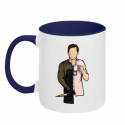 Чашка двокольорова Декстер арт