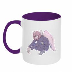 Чашка двухцветная 320ml Демон Ангела - PrintSalon