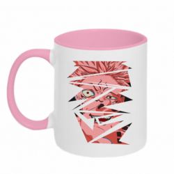 Чашка двухцветная 320ml Demon Yuji Itadori - PrintSalon