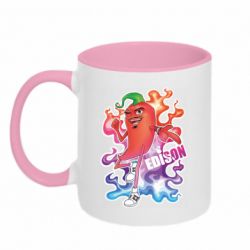 Чашка двухцветная 320ml Эдисон - PrintSalon
