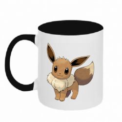 Чашка двухцветная 320ml Eevee art - PrintSalon