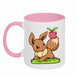 Чашка двухцветная 320ml Eevee with Hoppip