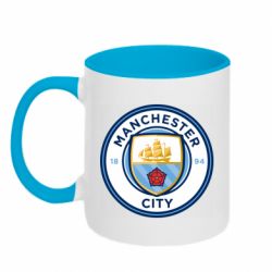 Чашка двокольорова FC Manchester City Logo