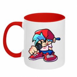 Чашка двухцветная 320ml FnF Boy - PrintSalon