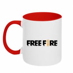 Чашка двокольорова Free Fire logo - PrintSalon