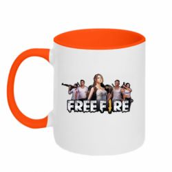 Чашка двокольорова Free Fire Team - PrintSalon
