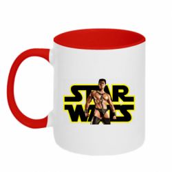 Чашка двухцветная 320ml Gachimuchi star wars - PrintSalon