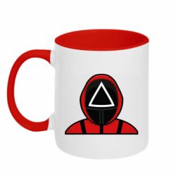 Чашка двокольорова Гра в кальмара Soldier