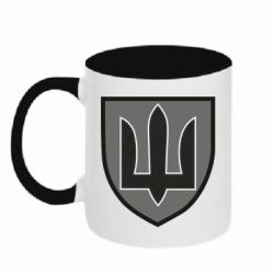Кружка двухцветная 320ml Генеральный штаб Украины - PrintSalon