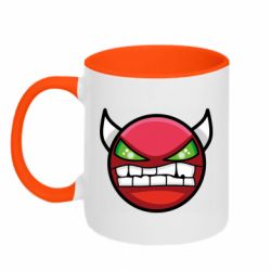 Чашка двокольорова Geometry Dash Demon