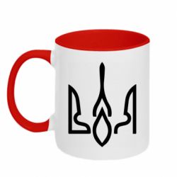 Кружка двоколірна 320ml Герб воля - PrintSalon