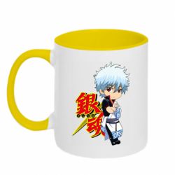 Чашка двухцветная 320ml Гинтама Мальчик - PrintSalon
