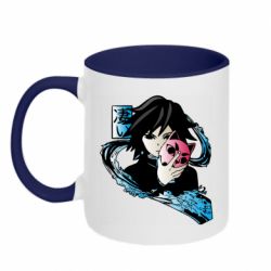 Чашка двухцветная 320ml Giyu Tomioka - PrintSalon