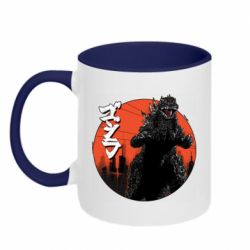 Чашка двокольорова Годзила Арт