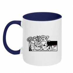 Чашка двокольорова Gorillaz group