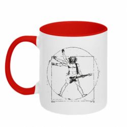 Чашка двокольорова Guitarist Da Vinci