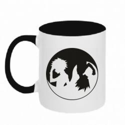 Чашка двухцветная 320ml Гун и Киллуа Инь Янь - PrintSalon