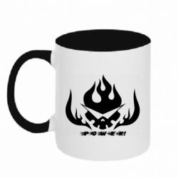 Чашка двухцветная 320ml Gurren power! - PrintSalon