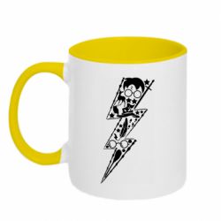 Чашка двокольорова Harry Potter symbols
