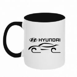 Чашка двокольорова Хендай-PrintSalon Чашка двокольорова Хендай