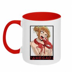 Чашка двокольорова Хіміко ахегао - PrintSalon