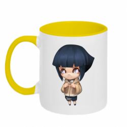 Чашка двухцветная 320ml Хината Чиби Арт - PrintSalon