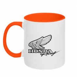 Чашка двухцветная 320ml Honda Racing art - PrintSalon