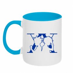 Чашка двокольорова Hunter X Hunter Line Art - PrintSalon