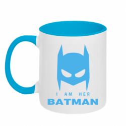 Чашка двухцветная 320ml I Am Her Batman - PrintSalon