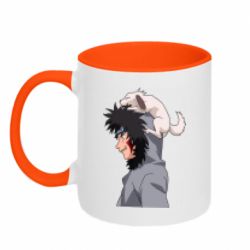 Чашка двокольорова Инузука Кіба та Акамару - PrintSalon