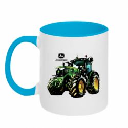 Чашка двокольорова John Deere Tractor and logo