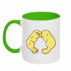 Чашка двухцветная 320ml Кач - PrintSalon