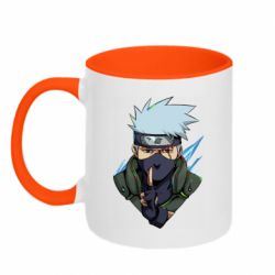 Чашка двокольорова Kakashi portrait