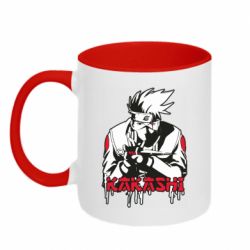 Чашка двухцветная 320ml Kakashi - PrintSalon