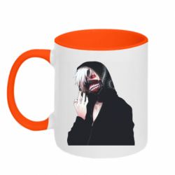 Чашка двокольорова Kaneki Portrait