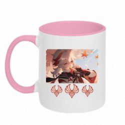 Чашка двокольорова Kazuha with anemo symbol