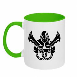 Чашка двокольорова Kratos silhouette