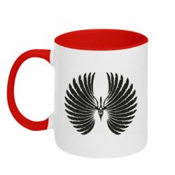 Кружка двоколірна 320ml Крилатий герб - PrintSalon